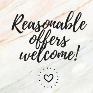 all offers welcome!!! feel free to bundle!!